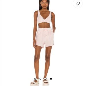 DONNI Terry Set in Peony Pink (NWT)